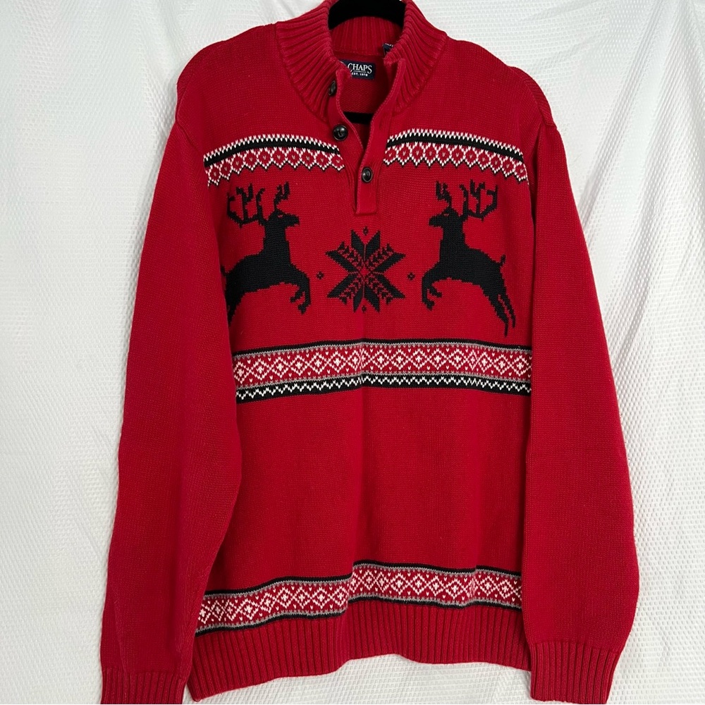 CHAPS by Ralph Lauren Men’s Holiday Sweater size XL